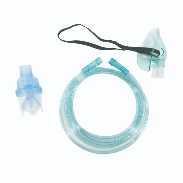 Одноразовая маска для ингалятора кислорода медицинского назначения с камерой и трубкой