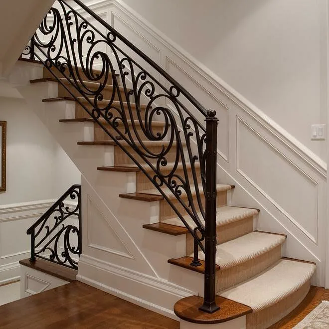 dB Traditional Wrought Iron Customized Railing Stair Balustrade Balcony Fence