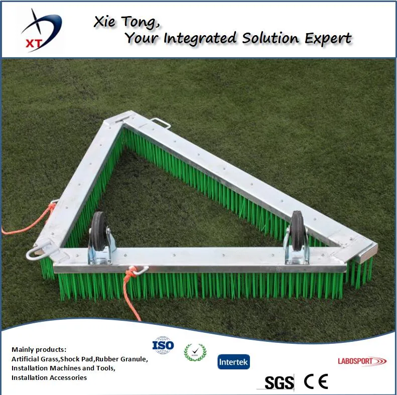 Smg Similar Artificial Grass Triangle Brushing Machine