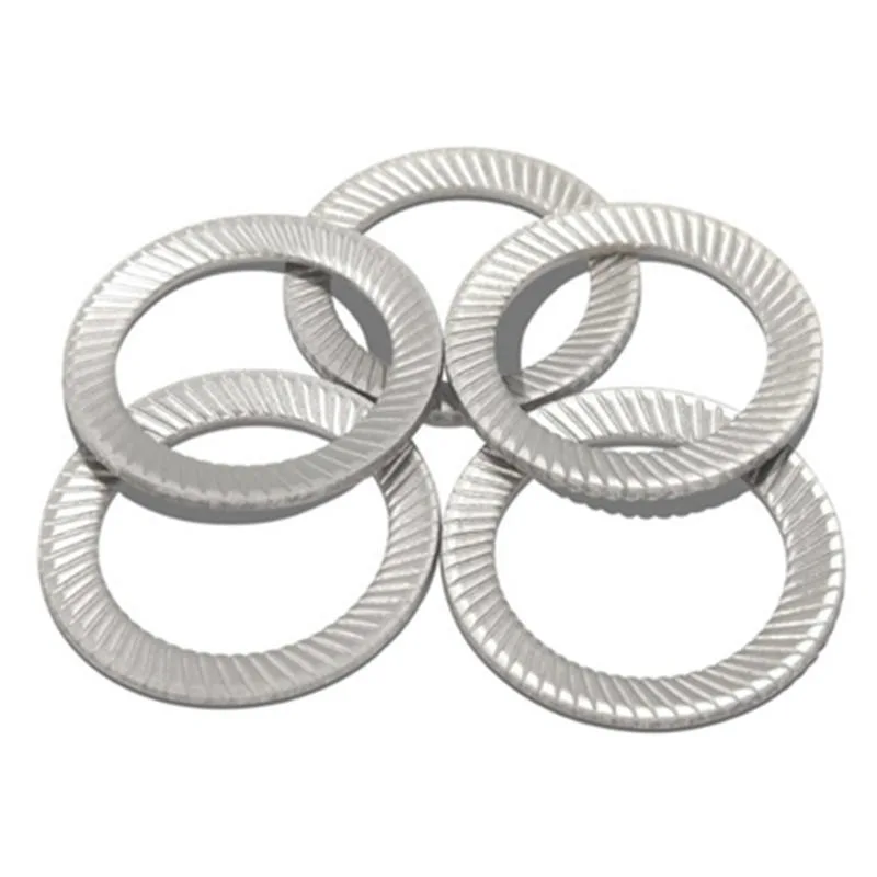 DIN9250 Stainless Steel Serrated Tooth Knurled Lock Washer Lock Anti-Skid Gasket Washers