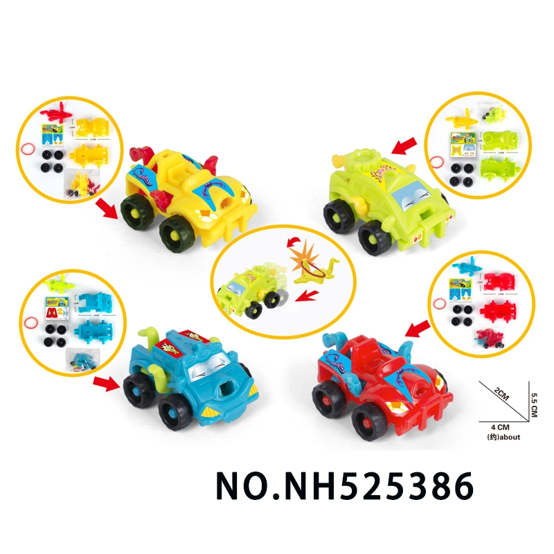 Promotional Gift Small Assemble Toy Car Racing Car Puzzle