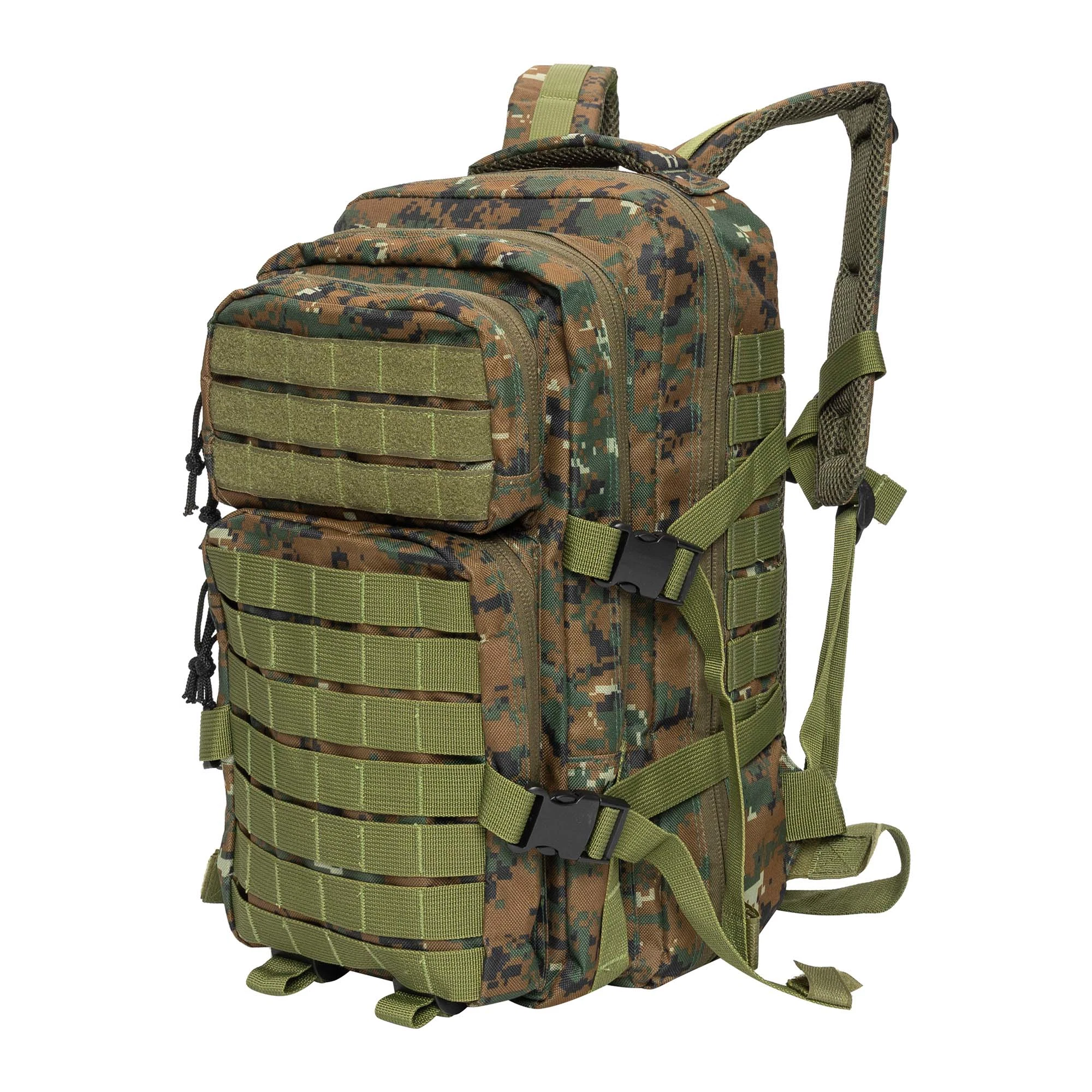 Outdoor Survival 600D Camouflage Camping Mochila impermeable de gran capacidad táctica