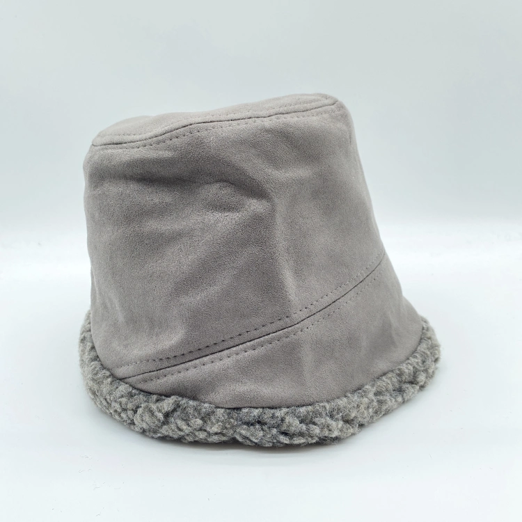 Best Selling Fashion Winter Fluffy Fur Bucket Hat for Women