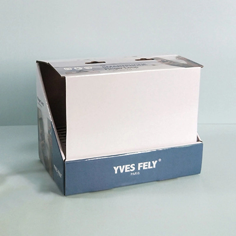 Estante de sobremesa multifunción personalizado Caja de embalaje de gran capacidad cartón reciclable Caja de exposición de cigarrillos