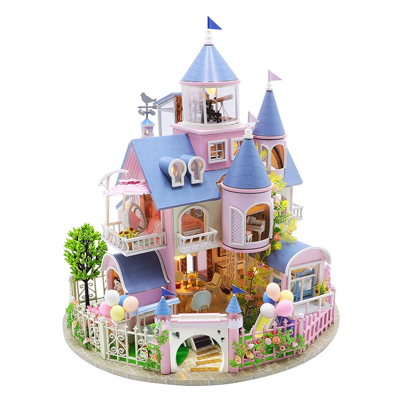 DIY Manufacturer Christmas Toys DIY Wooden Miniature Doll House