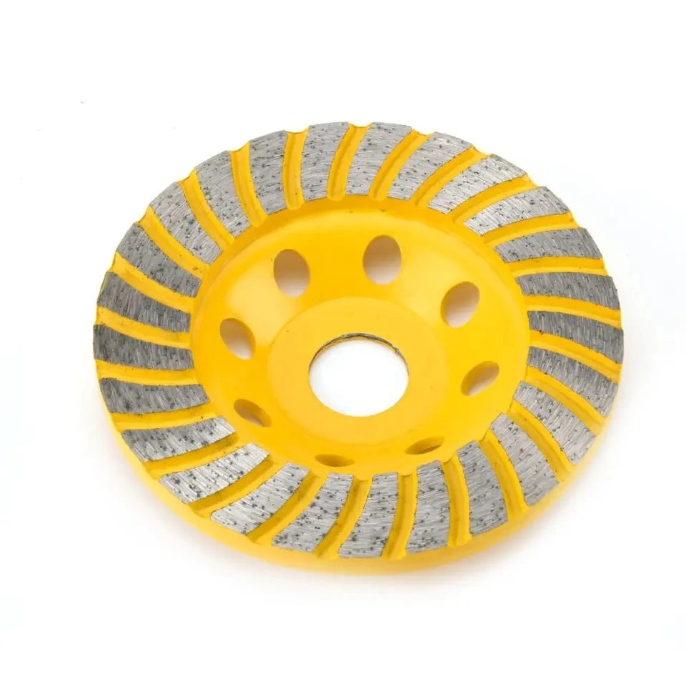 115mm Turbine Diamond Grinding Wheel 22.23mm Inner Hole Diamond Grinding Wheel for Concrete