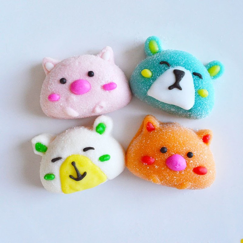 OEM Sweet Mini Cartoon Bear Form Jelly Gummy Candy