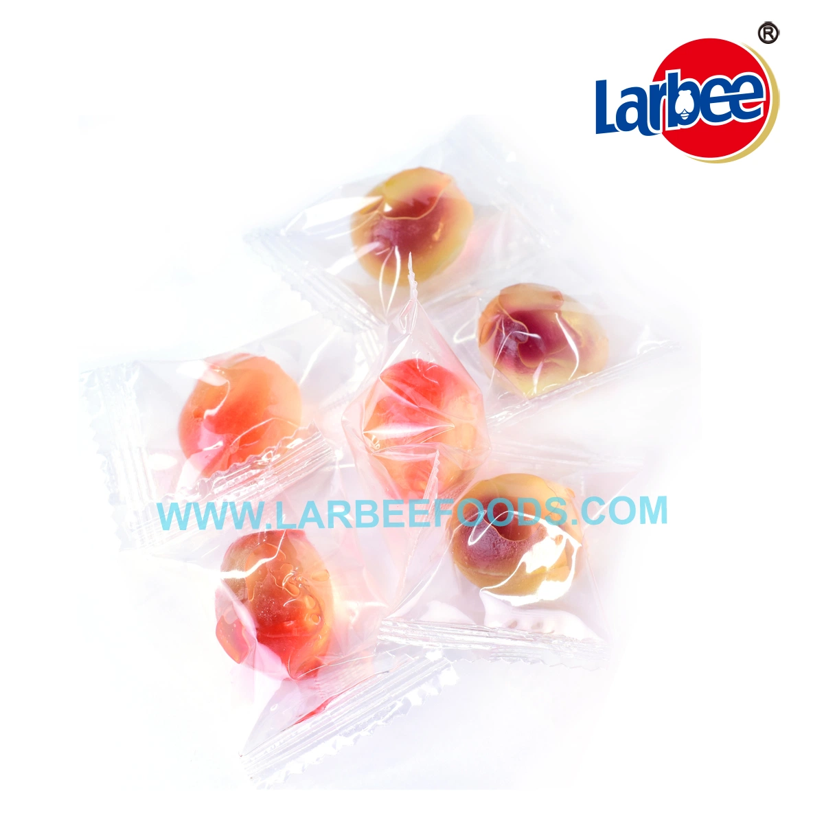 Wholesale/Supplier Strawberry Grape Flavor Soft Bonbons Gummy Candy