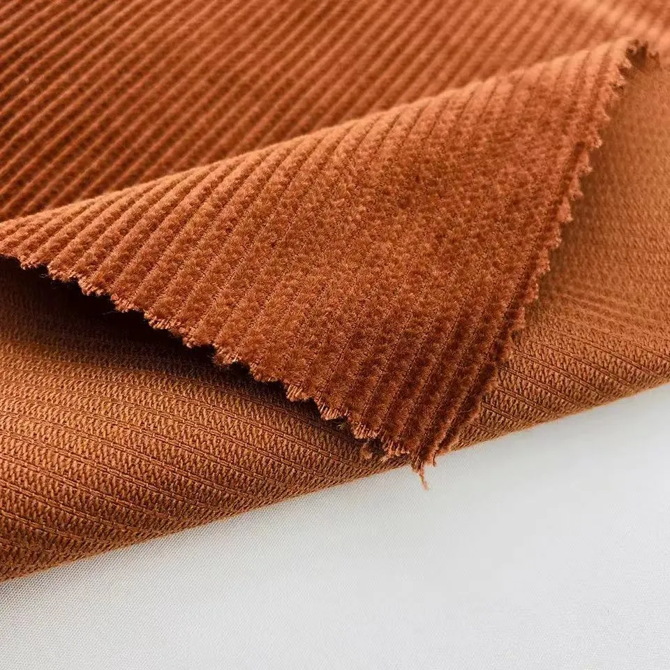 High quality/High cost performance  Solid Dyed Ribbed Upholstery 8W 100% Cotton Corduroy Fabric