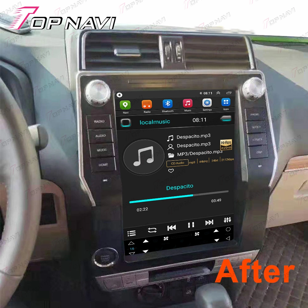 12.1 Inch Car Stereo Radio GPS Navigation for Toyota Prado 2108