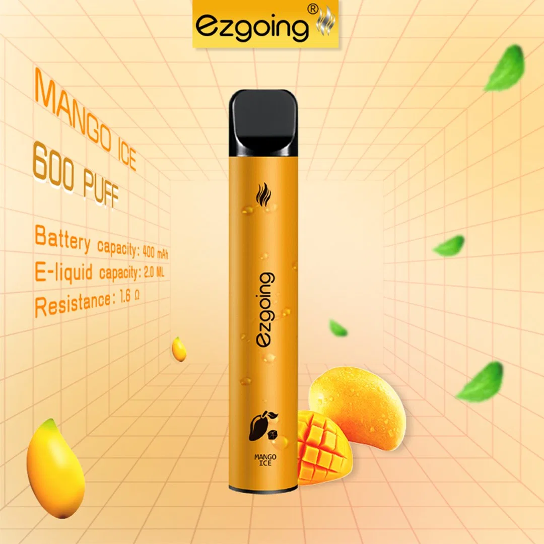 Ezgoing Cig 600 Puff 400mAh Batterie Last Long Einweg E-Zigaretten