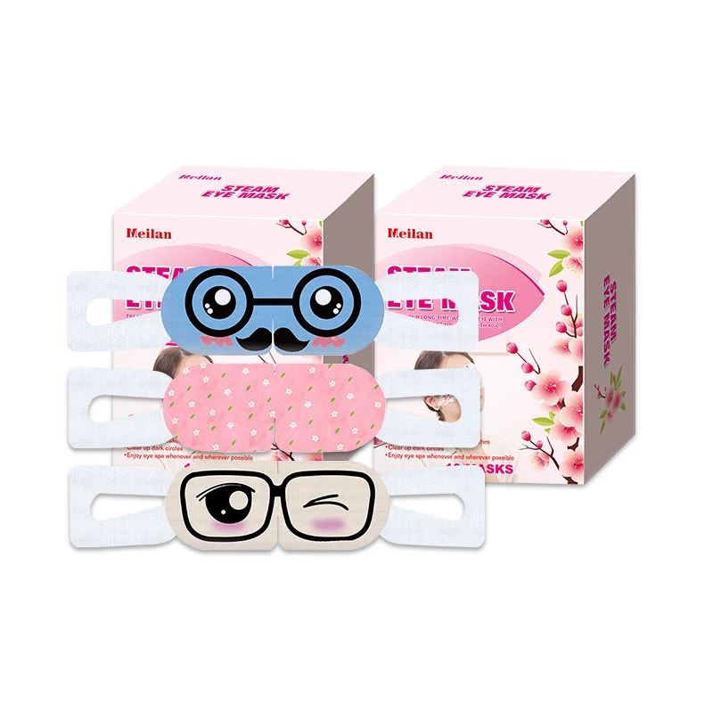 Custom Pattern Disposable Sleep Steam Hot Compress Eyes Heat Patch Steam Eye