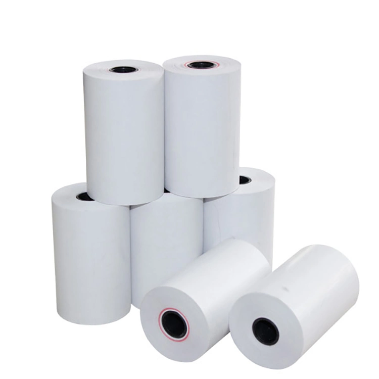 50 57 80mm Custom Size White or Colored Printed Thermal Paper 58GSM