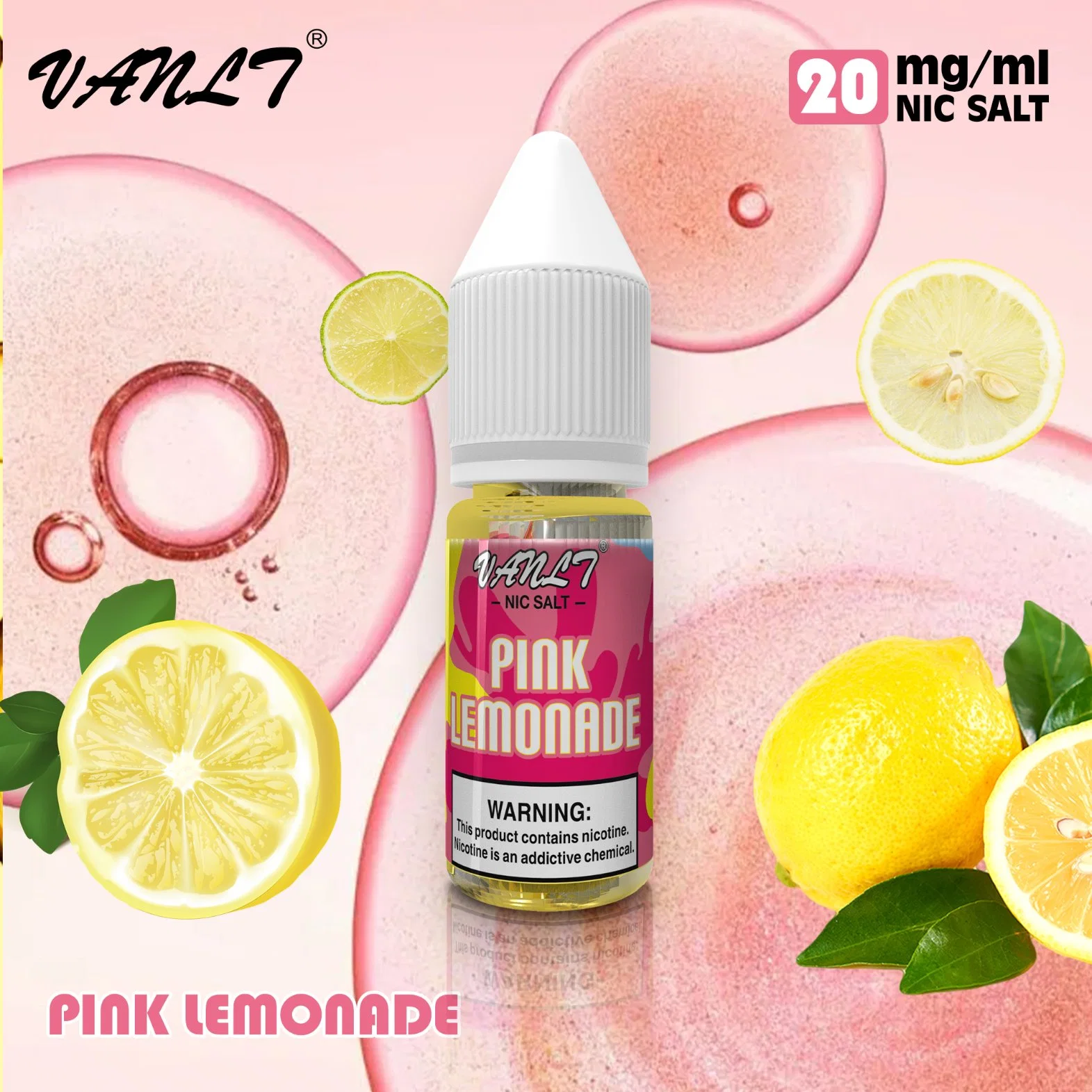 10ml Pet Bottles Pink Lemonade Electronic Liquid