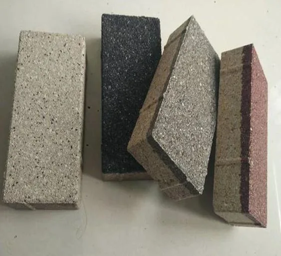 Multiple Colour Concrete Water Permeable Plaza Ceramic Brick Acid Proof Brick