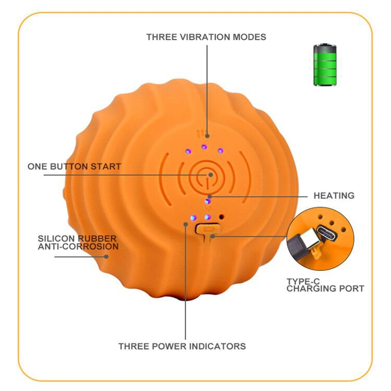 2022 Venda a quente novo design Venda por grosso Eco silicone lacrosse Single Bola de massagem do ginásio bola Exerciser Cork Muscle