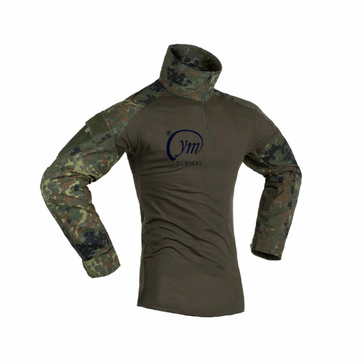 Customized Poland Camo Training Uniform Tactical Frog Shirt and Pants