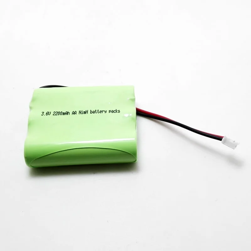 3.6V 2200mAh AA Ni-MH Rechargeable Battery Pack for Emergency Light