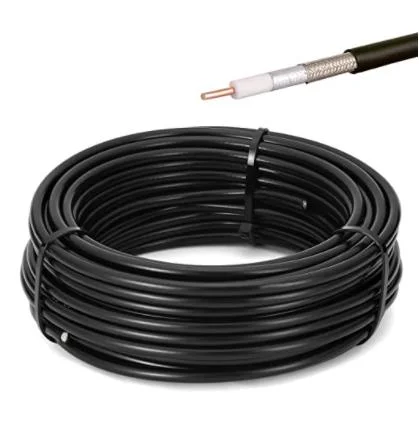 Low Loss Rg58 Type Coax Cable 50ohm for Antenna WiFi Routers