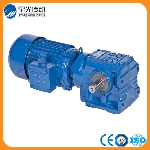 S Serie Right Angle Helical Worm Gear Reducer With Output Shaft