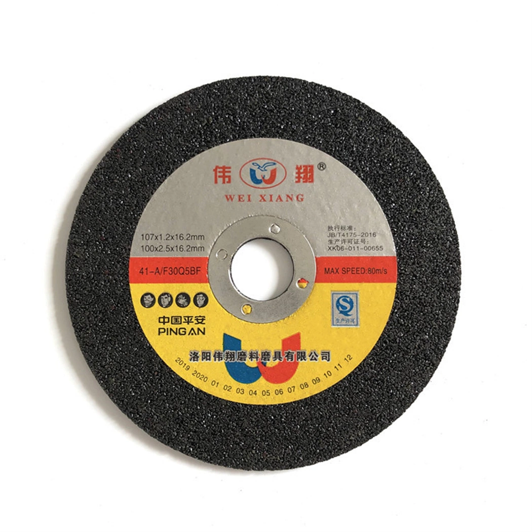 T41-100*2.5*16mm Resin Bonded Abrasive Cutting Discs Wheels