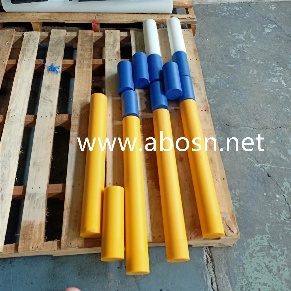 HDPE Plate PVC Sheet High Density Polyethylene Round Bar PP POM Nylon PVC PE Rod, Upe Roller