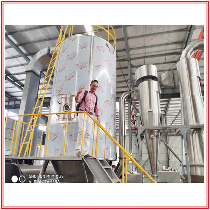 Stainless Steel Spray Dryer for Plant Extraction, Fruit Juice, Pesticide, Inulin, Glyceric Acid, Stevia Sugar, Cupric Hydroxide, Sulphuric Acid, Catalyst