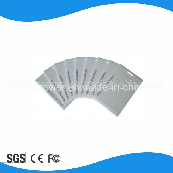 PVC 125kHz Tk4100 RFID Card White Color Thick Blank Card