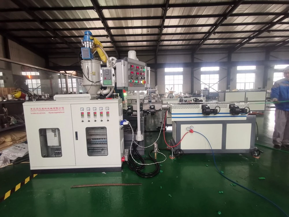 Plastic Corrugated Pipe Extrusion Machine Manufacturing Electric Conduit Cable