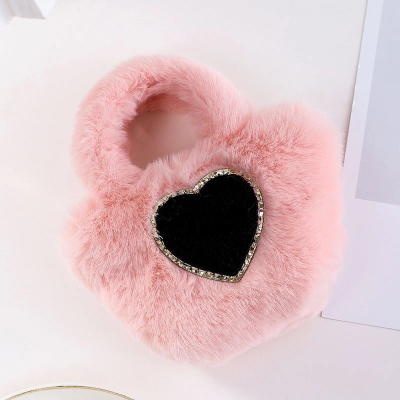 Sweet Soft Fake Rabbit Fur Plush Bags Coin Purse Toy Manufacturer OEM Wholesale/Supplier Gift Promotional Popular Halloween Thanksgiving