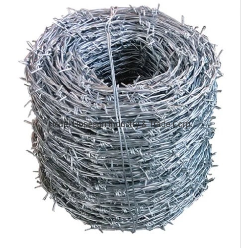 Barbed Iron Wire Stoff Preis Meter Barbed Wire Roll Verzinkt