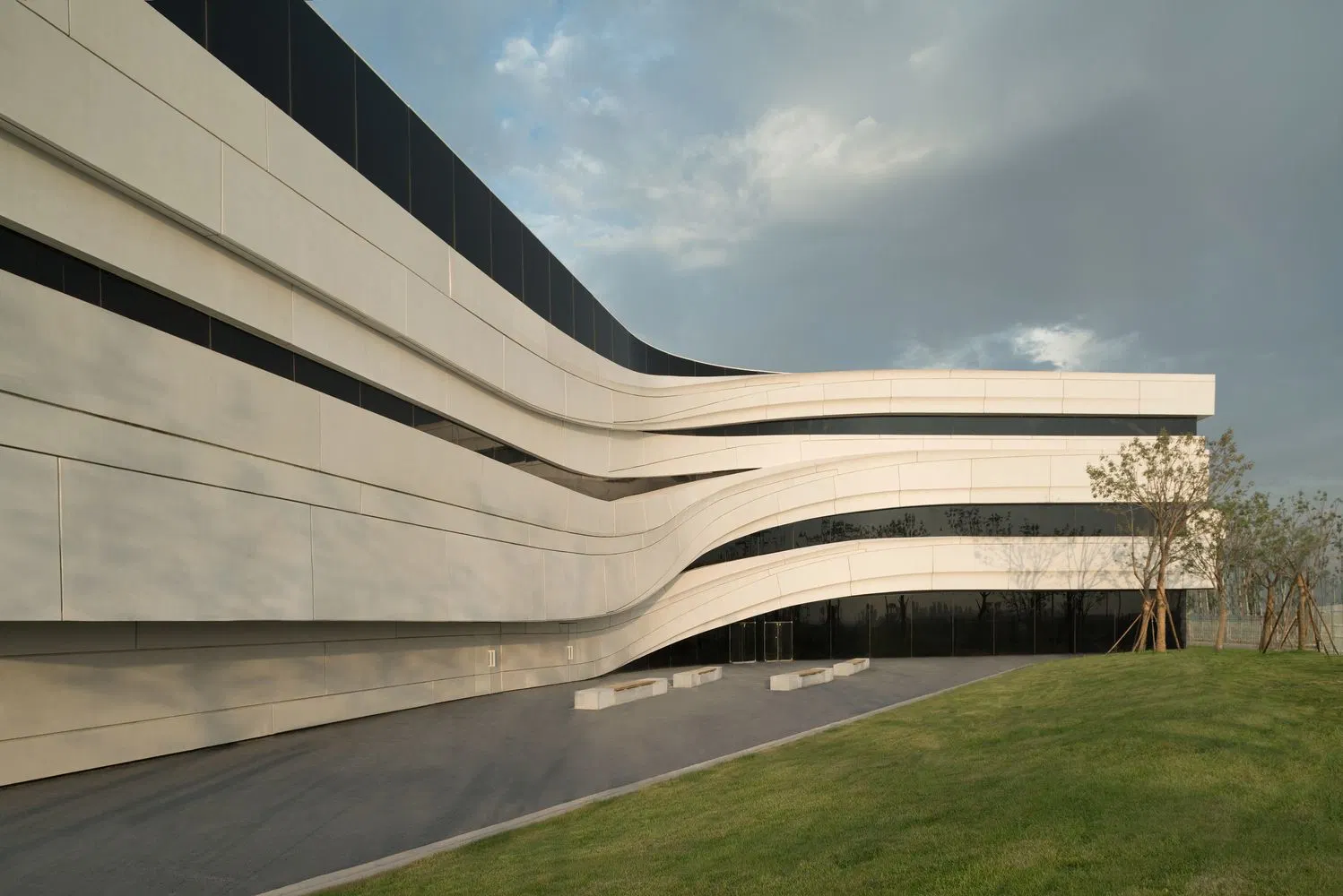 Cortina de ventilação em alumínio de parede Painel decorativo parede interior