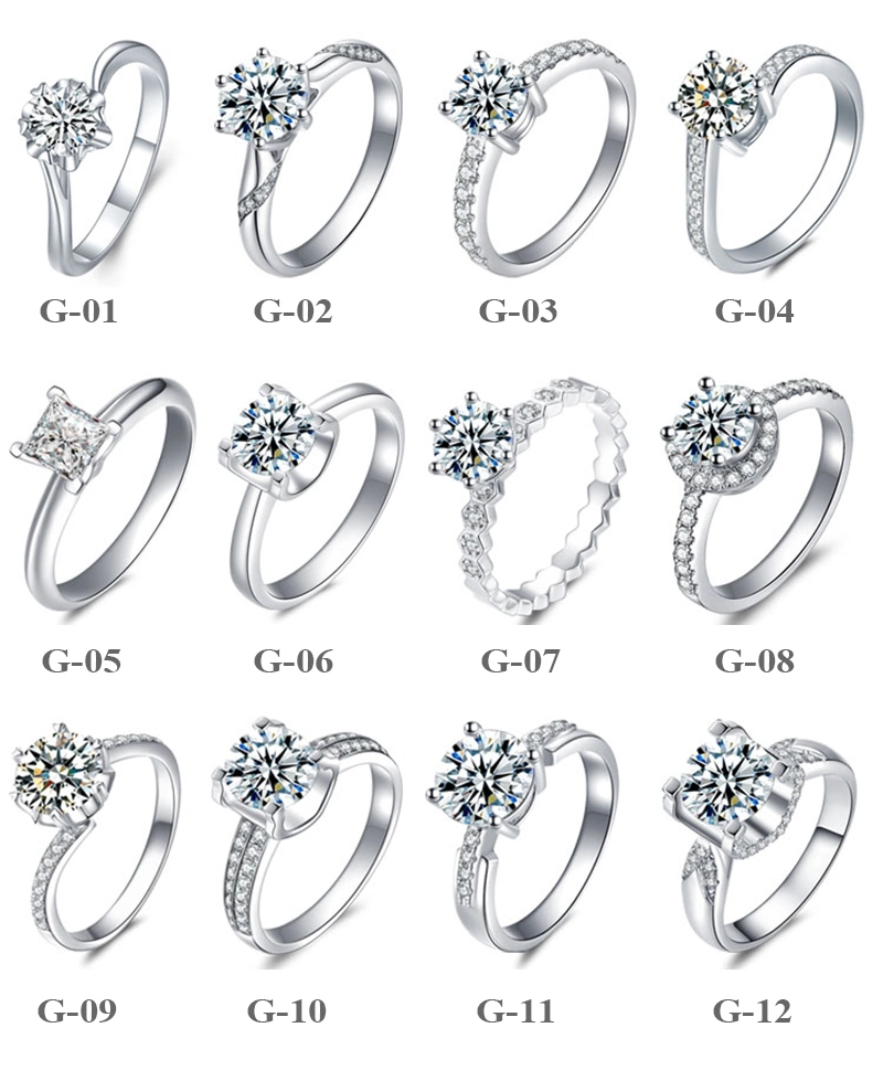 Sale Custom Diamond Rings Including Styles Sizes 18K Gold Engagement Rings Lab Diamond