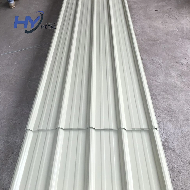 China Supply 0.35mm Metal Roofing Sheet Corrugated Zinc Color Coated Steel Tile