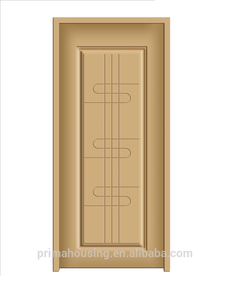 Prima Modern Home Hotel Indoor Room Wooden Swing Doors Design Interior Bedroom PVC Coated MDF Wood Flush Door