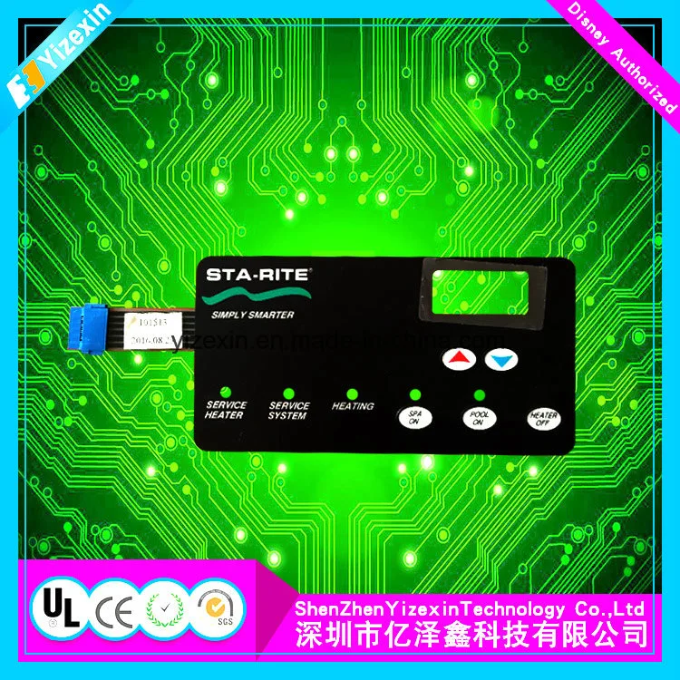 Epoxy Coating Silk-Screen Membrane Switch Tactile Board with Connector