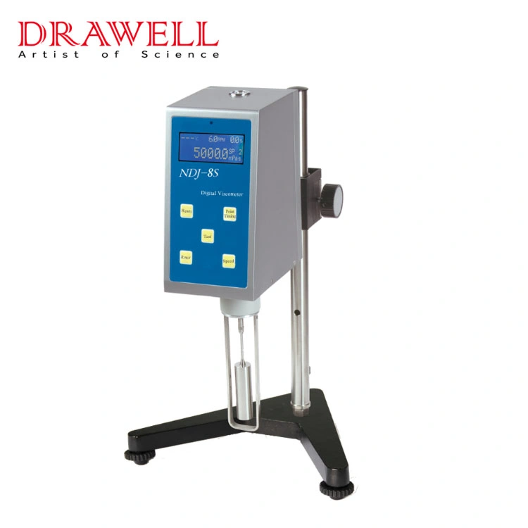 Drawell LCD Display Oil Digital Rotary Portable Viscometer Ndj-8s Digital Viscometer