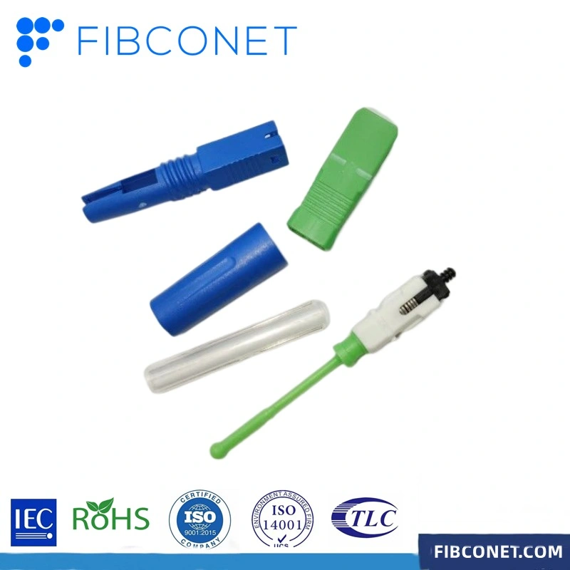 FTTH Fiber Optic Sc APC Hotmelt Type Optical Fast Connector