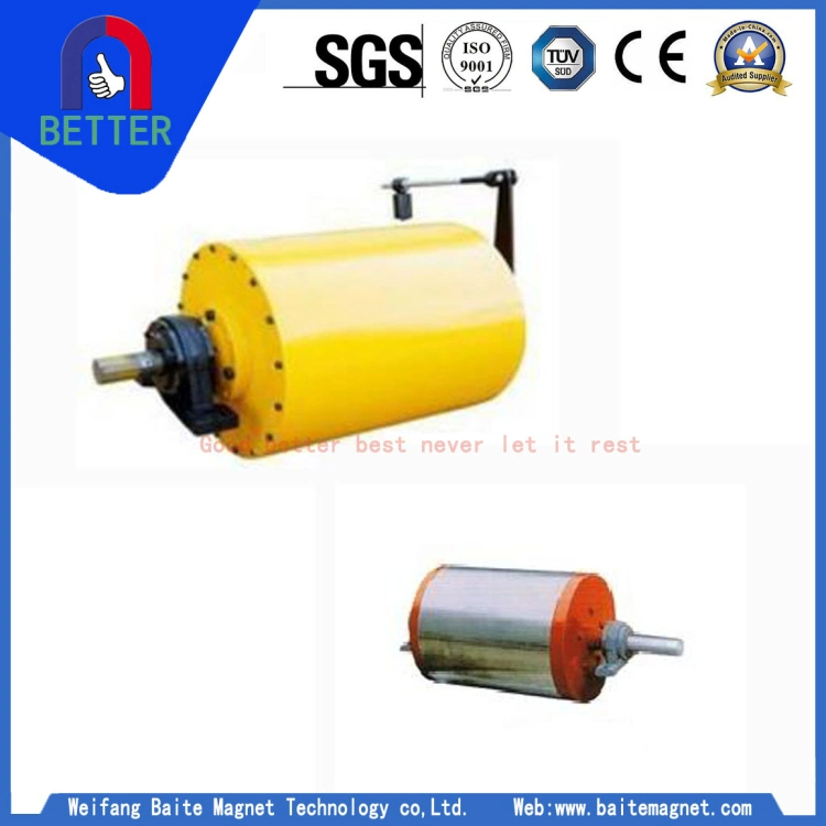 Permanent Magnetic Roller Separator, Drum Magnetic Pulley for Belt Conveyor