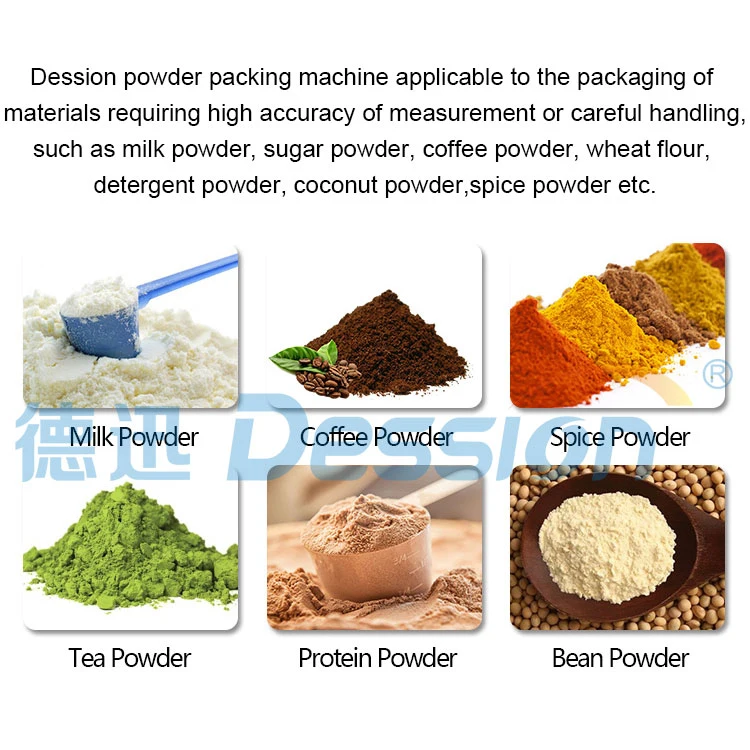 Factory Spice Chilli Mlik Coffee Powder Automatic Packing Machine with CE Certificate