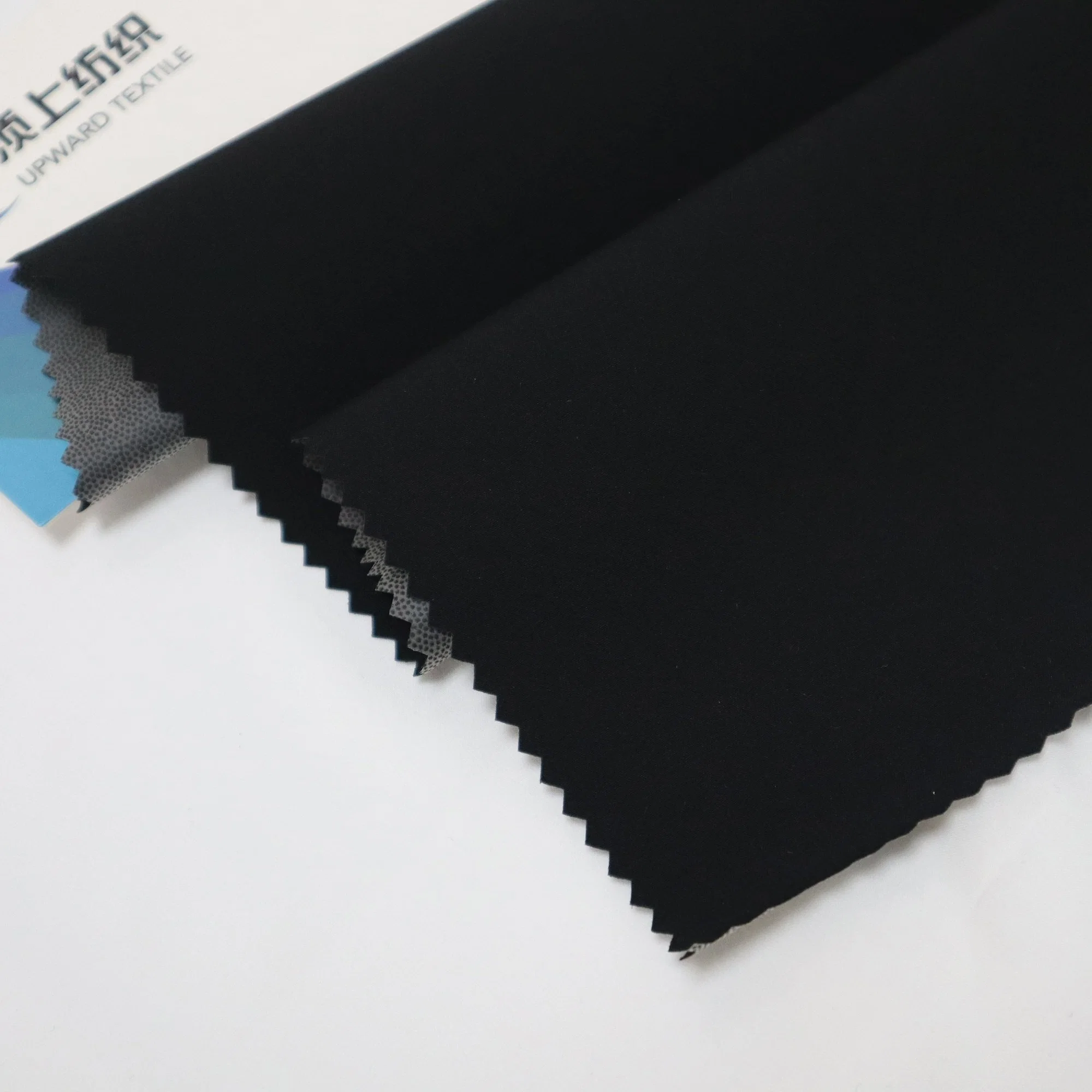 86% Nylon 14% Spandex Conductive Included Stretch Dobby Waterproof TPU Clear Laminating Fabric for Uniform