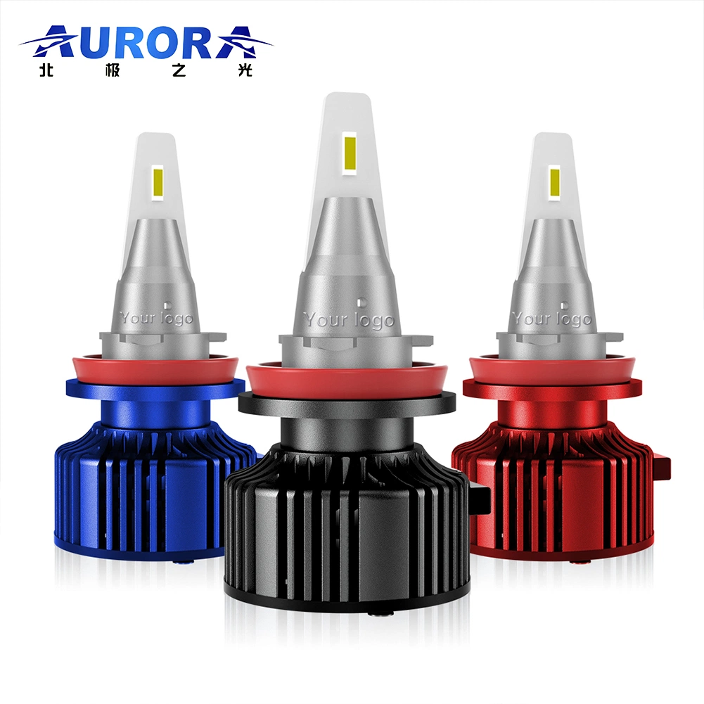 High quality/High cost performance Lowe Price Bullet Design Automotive Car Vehicle Accessories 60W LED Headlight Bulb Lamp 6500K with Cooling Fan Factory OEM ODM