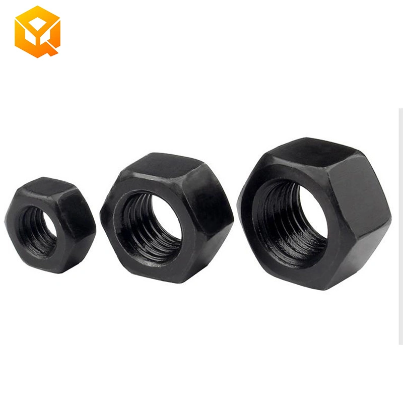 Grade 8.8 Steel DIN934 Black Hex Hexagon Nut