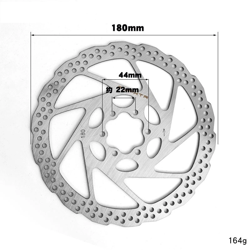 Mountain Road Bike Brake Rotor Disc Stainless Steel Fit Training Wheels Wbb17633