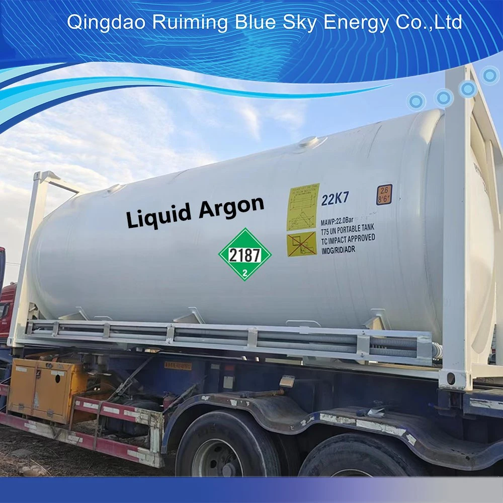 20 Feet T75 ISO Tank Container Cryogenic Liquid Argon, Lin, Lox