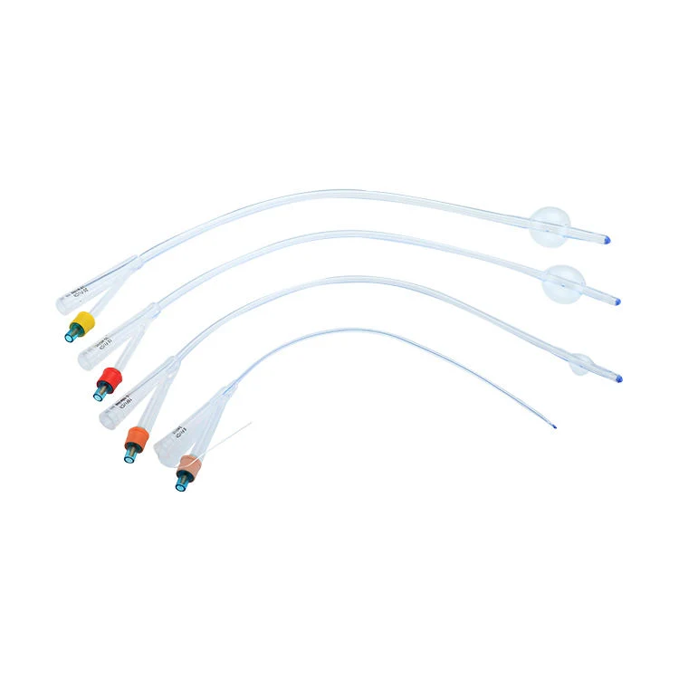 High Quality Disposable Medical 2 Way Adult All Silicone Foley Catheter