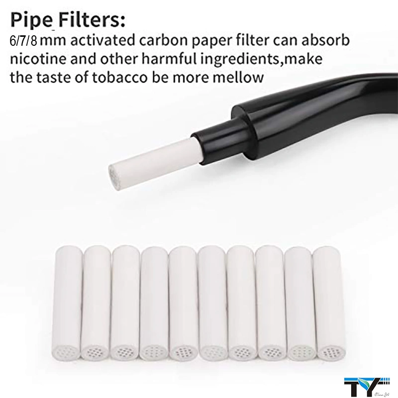 Ceramic Caps for 6mm 7mm 9mm Actitube Activated Carbon Smoking Pipe Filters Vauen Dr Perl Junior Filters