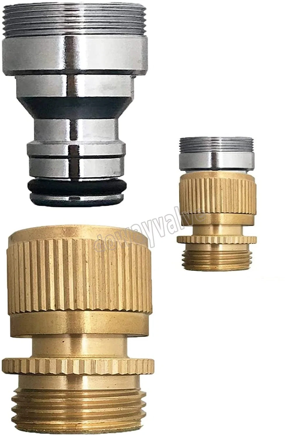 1/2" Fastener Quick Pipe Fitting Brass Hose Connector