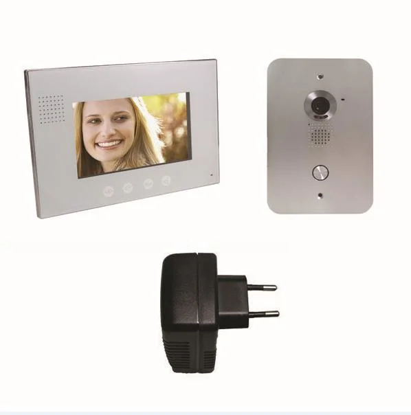 7 Inch Handsfree 2 Wires Video Door Phone for Villa