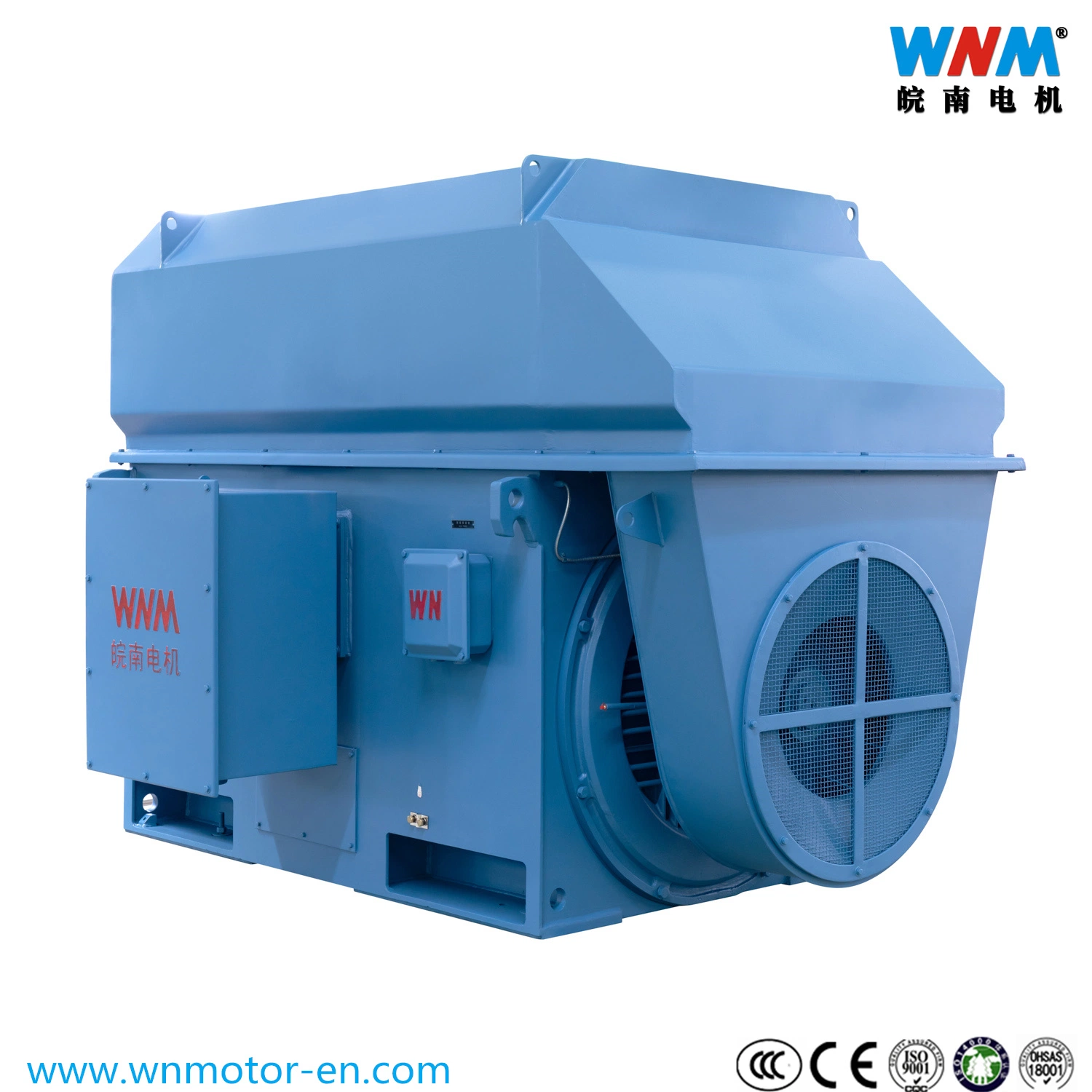 High-Voltage AC Motor 1000 Kw 10 Kv 4p Engine for The Machine on The Metal